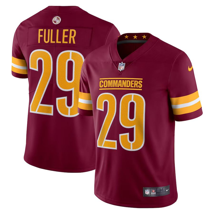 Men Washington Commanders #29 Kendall Fuller Nike Burgundy Vapor Limited NFL Jersey->washington commanders->NFL Jersey